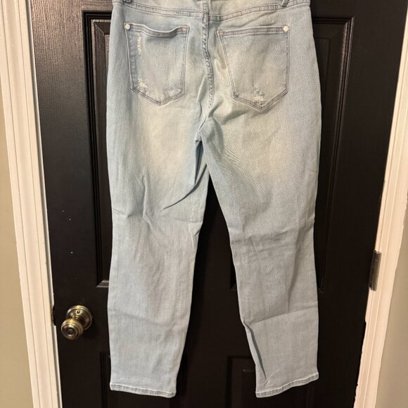 Judy blue Boyfriend Fit Stretch Denim Light Blue 9/29 - Picture 3 of 3